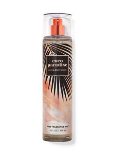 Coco Paradise, Summer Scents, Coconut Bath, Fragrance Spray