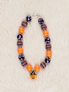 Necklaces are 14 inches in length. Add the bubble necklace that matches your outfit! These necklaces have small parts, and are not for children under 3yrs. Import. *Afterpay and Sezzle Purchase Requires $35 Minimum Order. Bubble Necklace, Black Pumpkin, Bubblegum Necklace, Halloween Necklace, Bubble Necklaces, Girl Accessories, The Bubble, Halloween Jewelry, Girls Accessories