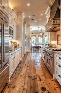 Coastal Kitchen Decor, Dream Life House, Kitchen Redo, Open Kitchen, Pretty House, Beautiful Kitchens, Kitchen Style, House Inspo, Dream Home Design