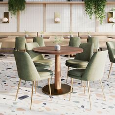 Claire Restaurant Dining Table - Wood - Round | West Elm Round Table Restaurant, West Elm Dining Table, Restaurant Dining Table, Leather Banquette, Contemporary Dining Tables, Modern Contemporary Dining, Round Dining Tables, Modern Tables, Circular Dining Table