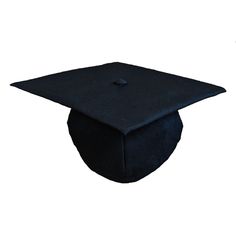 The cap is a four sided mortar board and features elastic inside in order to accommodate most head sizes. The cap is made from 100% polyester with a rigid insert. It includes a small raised button on the top to securely hold a tassel. Perfect for graduation and moving up ceremonies for high school, college, university, or faculty. The cap can also be used for choir, church performances or religious events, theater and plays, and even as part of a Halloween costume. Note: this cap does not come w Black Graduation Cap Topper For School, Black Cap For School, Black Graduation Cap Topper, Black Graduation Cap Accessories, Black Adjustable Hat For Graduation, Adjustable Black Hat For Graduation, Adjustable Black Graduation Cap Topper, Adjustable Black Hats For Graduation Gift, Black Adjustable Hats For Graduation Gift