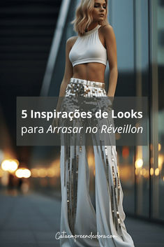 Inspiração roupa réveillon. A virada do ano é um momento especial, e a escolha do look para o réveillon é crucial para começar o novo ano com o pé direito. Inspire-se com estas cinco ideias de looks que vão garantir que você entre no ano novo com estilo e elegância. Boutique