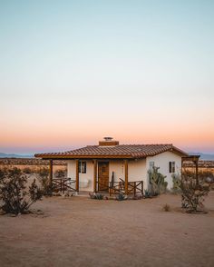 a small house in the middle of nowhere