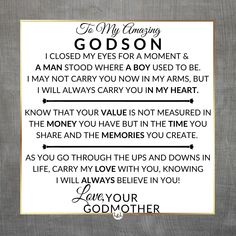 the poem for god's son is shown in black and white