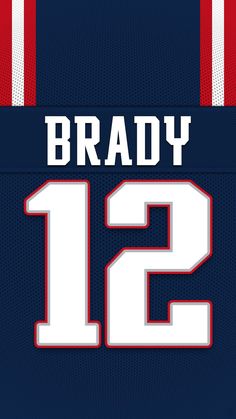 the number twelve jersey for brady 12