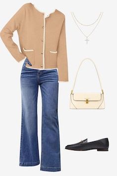 The Best Wide Leg Jeans Outfit Ideas - fitsbylaura💫 Stylish Outfits Casual