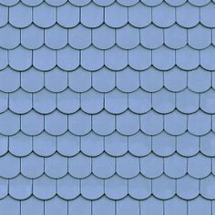 an image of a blue roof that looks like it's made out of tile