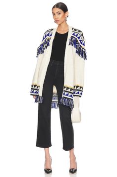 MOTHER The Fringe Cardigan in The Tassel Is Worth The Hassel | REVOLVE Fringe Cardigan, The Fringe, Grace Kelly, Fashion Help, Curator Style, Beauty Brand, Waist Tie, Bell Bottoms