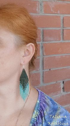 These handmade earrings are made of high-quality Czech beads and strong synthetic thread. They are elegant, fashionable, and highly versatile, suitable for everyday wear. Color: mix green,mint ,herbal. There may be some color discrepancies which is due to the different monitor settings 100% hand made with love! Measurements: Length-about 11.5cm (4.33 inch) Width -about 2.5 cm (1 inch) Materials: Sterling silver components Czech glass beads Strong bead weaving thread Green Dangle Chandelier Earrings For Summer, Summer Green Dangle Chandelier Earrings, Handmade Green Chandelier Earrings For Summer, Adjustable Handwoven Green Beaded Earrings, Green Handwoven Beaded Dangle Earrings, Green Handwoven Dangle Beaded Earrings, Green Handwoven Summer Earrings, Green Handmade Tassel Dangle Earrings, Handmade Green Tassel Dangle Earrings