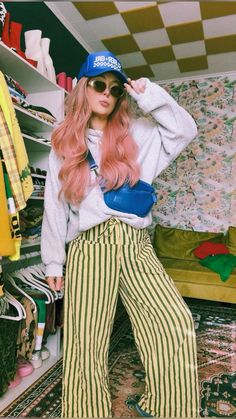 colorful style inspo Colorful Alternative Fashion, Colorful Fits, Work Capsule, Alt Style, Portland Maine, Fun Fashion, Outfit Inspo Fall, Colorful Style, Airport Outfit