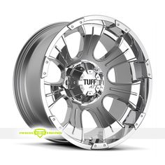 an image of a wheel with chrome rims and wheels for cars, trucks or suvs