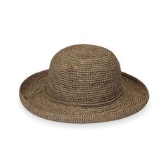 Petite Catalina Raffia Up Brim Hat - Wallaroo Hats for Small Heads — SetarTrading Hats Affordable Casual Mini Hats For Gifts, Hats For Small Heads, Summer Fedora, Elegant Hat, Womens Fedora, Raffia Hat, Crochet Knit Hat, Travel Pack, Elegant Hats