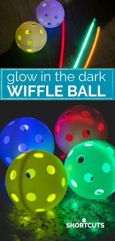 glow in the dark wiffle ball for kids to play with