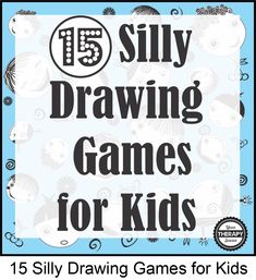 Here are some super simple and silly drawing games for kids and adults to play. All you need is a pencil and paper. Download a few free printables too! Indoor Group Games, Art Games For Kids, Drawing Games For Kids, Group Games For Kids, Pen And Paper Games, Games To Play With Kids, Child Therapy, Paper Games