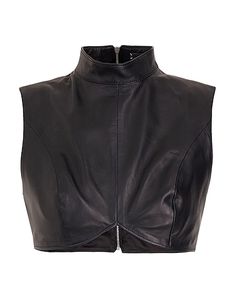 8 By YOOX LEATHER MOCK NECK CROPPED TOP - Black Women‘s Bustier for you at $ 89.00. Order on YOOX and get the best of fashion and design. ✓ Fast shipping & Easy returns Chic Leather Crop Top, Chic Cropped Crop Top With Zipper, Fitted Leather Crop Top For Night Out, Cropped Crop Top With Zipper Closure For Night Out, Cropped Zipper Closure Crop Top For Night Out, Fitted Leather Crop Top, Trendy Fitted Leather Tops, Chic Fitted Crop Top With Zipper Closure, Fitted Cropped Top With Back Zipper