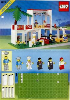 the simpsons house is made out of legos and it's instructions are included