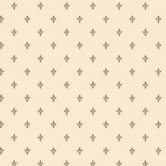 a white and brown wallpaper with small leaves on the bottom half of it,