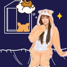 Fashion Corgi Winter Pajamas PN2063 ●Size: S:length 120cm,bust 112cm,shoulder 50cm,sleeve 55cm M:length 130cm,bust 118cm,shoulder 52cm,sleeve 59cm L:length 140cm,bust 124cm,shoulder 54cm,sleeve 61cm XL:length 150cm,bust 130cm,shoulder 56cm,sleeve 63cm 2XL:length 160cm,bust 136cm,shoulder 58cm,sleeve 65cm 3XL:length 170cm,bust 142cm,shoulder 60cm,sleeve 67cm ●Material:flannel (Please allow 1-3cm differs due to manual measurement.As different computers display colors differently,the color of the actual may vary slightly from the above images.Thanks for your understanding.) ●About Shipping: We attach great importance to the orders of each customer and parcel delivery. 1.Processing time: 2-3 business days. 2.Shipping time: 10-15 business days to US, please allow 3-4 weeks shipping to other cou Parcel Delivery, Winter Pajamas, Pajamas, Disney Princess, Disney Characters, Color