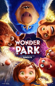 the movie poster for wonder park