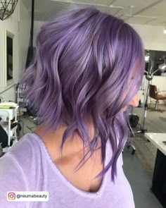 24 Stylish Lilac Hair Looks 8 Short Lilac Hair, Popular Hair Colors, Purple Hair Color Ideas, Short Purple Hair, Lilac Hair Color, Best Short Hair, All Hair Colors