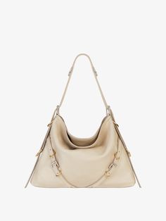 Designer Totes, Metal Engraving, Leather Hobo Bag, Leather Hobo, Medium Bags, Metal Buckles, Hobo Bag, Luxury Handbags, Moda Operandi