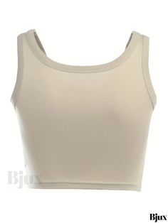 Bjux - Chic Number Print Mesh Stitching Crop Tank Top - Elegant Sleeveless Crew Neck Summer Top for Women Luxury Spring Tank Top With Built-in Bra, Sporty Spring Halter Top With Built-in Bra, Chic Sleeveless Mesh Top With Built-in Bra, Moisture-wicking Medium Support Sleeveless Crop Top, Sleeveless Stretch Mesh Top With Built-in Bra, Fall Care, Summer Top, Crop Tank, Cropped Tank Top