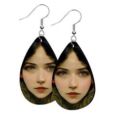 Buy Vintage Design Earrings - Art Nouveau Style Earrings - Woman Face Earrings at gladiator.boutique! Fast US shipping. 100% money back guarantee. Artistic Nickel-free Hoop Earrings, Nickel-free Artistic Hoop Earrings, Artistic Teardrop Earrings For Gift, Artistic Teardrop Earrings With Ear Wire, Earrings Art, Face Earrings, Art Nouveau Style, Design Earrings, Female Friends