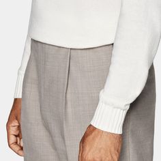 Exude minimalist elegance in this pure white sweater, featuring a close-fitting shape that narrows slightly at the waist, complemented by a neat ribbed finish at the hem and cuffs. Oversized White Cardigan, White Mock Neck, Polo Cardigan, Navy Crewneck, Grey Turtleneck, White Turtleneck, White Crewneck, Grey Crewneck, Black Crewneck