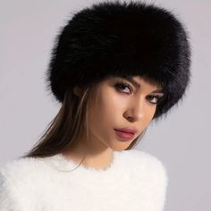 100% Brand New & Premium Quality! Material: High Quality Faux Fox Fur. Color: Black Or White One Size Fits All, Has A Hidden Stretchy Rubber On The Side Soft Material, Expensive Look Black Fur Hat, Faux Fur Headband, Girl Heaven, Brimless Hat, Fur Headband, Faux Fur Hat, Flash Tattoos, Ear Muffs, Fur Hat