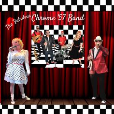 Central Florida Oldies Band, 50s Band that serves Orlando, Sarasota, Tampa Grease Play Set Design, Grease Musical Set Design, 50s Jukebox Retro