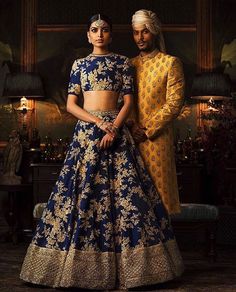 #Sabyasachi #Couture2016 #WinterWeddings #KishandasForSabyasachi #HandCraftedInIndia #TheWorldOfSabyasachi @kishandasjewellery @sabyasachiofficial Sabyasachi Lehenga, Reception Lehenga, Blue Lehenga, Red Lehenga, Desi Clothes, Indian Bridal Wear, Party Kleidung, Indian Bridal Outfits