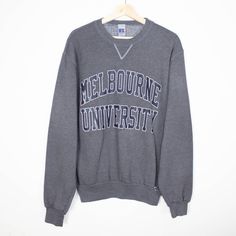 Recommended size: S width pit to pit 58 cm Length 75 cm May show a few sign of wearing or fading Bootleg Pants, University Sweatshirts, Crop Top Skirt, Sunglasses Branding, Crop Sweatshirt, Sweater Shirt, Melbourne, University, Adult Outfits