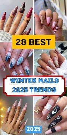 Nails 2025, Winter Nail Ideas, 2025 Trends, Chic Manicure, Red Manicure, Red Polish, Bold Statements, Stylish Nails Designs, Rich Burgundy