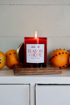 Special Edition Citrus and clove Christmas candle from Laurel Mercantile Scent Library Old School Christmas, School Christmas Party, The Salvation Army, Holiday Candle