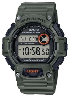 Casio TRT110H Series Sports Utility Watch for Men | Bass Pro Shops Durable Green Watches For Outdoor Activities, Functional Green Watches For Outdoor Activities, Green Casual Watch For Outdoor Activities, Functional Chronograph Digital Watch For Outdoor Activities, Casual Outdoor Watch Accessories With 10atm Water Resistance, Outdoor Watches With Digital Display And Round Dial, Casual Digital Watch With Chronograph For Outdoor Activities, Green Watches For Outdoor Activities, Green Analog Watches For Outdoor Activities