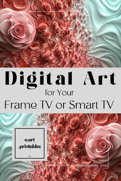 digital art for your frame tv or smart tv by scott pringles - book cover