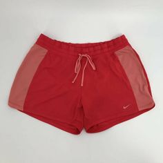 Nike Womens Athletic Shorts Red Drawstring Elastic Waist Pull Ons Unlined M P3077 bin Good used condition with a pull in the fabric and a few black spots on the back as pictured. Actual measurements: Waist (laid flat and doubled) 29” Inseam 4” Front Rise 9.5” Leg opening width (laid flat) 12” Brand: Nike Color: Red Size: M Style: Athletic Material: Polyester Closure: Drawstring Features: Lined Sold as pictured. Thanks for looking! This listing was easily created using the SellHound Posting App! Womens Athletic Shorts, Style Athletic, Nike Womens, Black Spot, Athletic Shorts, Nike Women, Elastic Waist, Womens Shorts, Elastic