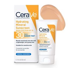 I have the non-tinted version, comes off white but is still nice. This version looks much better. Tinted Mineral Sunscreen, Tinted Sunscreen, Tinted Spf, Body Sunscreen, Zinc Oxide, Titanium Dioxide