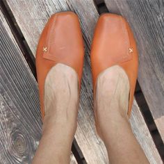 Handmade Retro Soft Leather Loafers Designers Flats For Women Brown/Gray Slip Ons Casual Leather Flats, Soft Leather Shoes, Soft Loafers, Flat Shoes For Women, Oxford Boots, Flats For Women, Shoe Making, Flats Online, Designer Flats