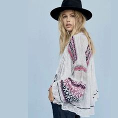 Free People Dreamland Crochet Knit Cardigan Sweater Size M New Without Tags ~ $168 Cropped To The Natural Waist Oversized Silhouette Open Front Wide Sleeves Unfinished Hem Feminine Long Sleeve Open Knit Top, Bohemian Knitted V-neck Top, Bohemian V-neck Knitted Top, Bohemian Pointelle Knit V-neck Top, Bohemian V-neck Pointelle Knit Top, Bohemian Pointelle Knit Top For Fall, Bohemian Long Sleeve Sweater For Day Out, Fall Open Knit Long Sleeve Blouse, Bohemian Sweater For Winter Day Out