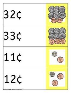 counting money worksheet for kids to practice counting the number one and two coins