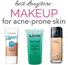 From foundations & BB creams to concealers and powders, this is your ultimate guide to the best drugstore makeup that will be gentle to your acne-prone skin and wallet! Clean Glass Shower Doors, Makeup For Sensitive Skin, Foundation For Dry Skin, Acne Makeup, Best Drugstore Makeup, Drugstore Skincare, Beauty Products Drugstore