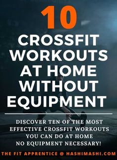 CrossFit Workouts At Home Without Equipment - Discover ten of the most effective crossfit workouts you can do at home - no equipment necessary! crossfit workouts at home | crossfit workouts at home without equipment | no equipment crossfit workouts Crossfit Workouts At Home No Equipment, Body Weight Crossfit Workouts, Body Weight Amrap Workout, At Home Wods Crossfit, No Equipment Crossfit Workout, Wod Workouts At Home No Equipment, Exercise At Home No Equipment, At Home Workouts No Equipment, Crossfit At Home For Beginners