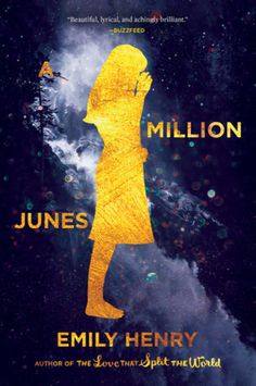 the cover of a novel with an image of a person in yellow standing on a black background