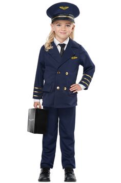 Jacket; Pants; Hat Pint Sized Airplane Pilot Toddler Costume Product Description: Jacket Pants Hat Manufacturer’s size chart is provided for reference only. Not all costumes are available in all sizes. Returns: To conduct a return, please open a return request through eBay. You will then receive return instructions. Most returns are processed within 1 week from the day we get it back. You will receive an email confirmation when the return has been processed. Please note that during our peak seas Aviator Costume, Pilot Costume, Pilot Uniform, California Costumes, Private Pilot, Airplane Pilot, Frequent Flyer, Simply Dress, Theatre Costumes