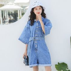 Gender: Women Item Type: Jumpsuits & Rompers Pattern Type: Solid Fit Type: REGULAR Material: Polyester Material: COTTON Fabric Type: Denim Type: Playsuits Decoration: Sashes Style: Casual Light Blue Denim Overall Jumpsuit For Spring, Casual High-waisted Denim Blue Denim Dress, Casual High Waist Denim Dress, Light Blue Casual Jumpsuits And Rompers For Spring, Casual High Waist Denim Blue Dress, Casual High Waisted Denim Blue Denim Dress, Casual Light Blue Jumpsuits And Rompers For Spring, Light Blue Denim Jumpsuits And Rompers For Spring, Light Blue Denim Jumpsuit For Spring