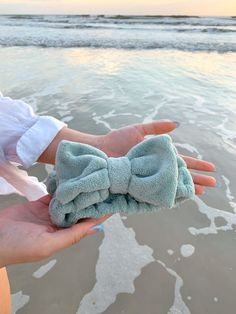 looking for the viral gram headbands to use as a skincare headband? discover our collection of plush cloud makeup headbands like this green microfiber towel headband. Scrunchie Headband, Hair Back