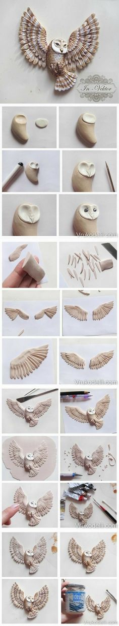 the steps to make an angel wings necklace