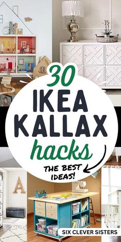 ikea kallax hacks are the best ideas for any kid's room