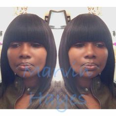 . Bobs Hairstyles, Bob Cuts, Protective Hairstyles For Natural Hair, Hair Bangs, Bob Cut, Bob Wigs, Protective Hairstyles